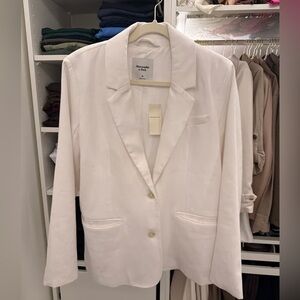 Abercrombie & Fitch Linen White Blazer NWOT